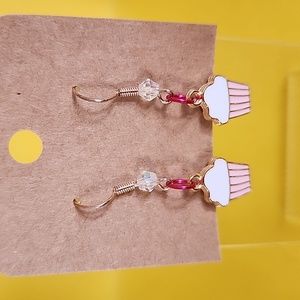 Cupcake earrings